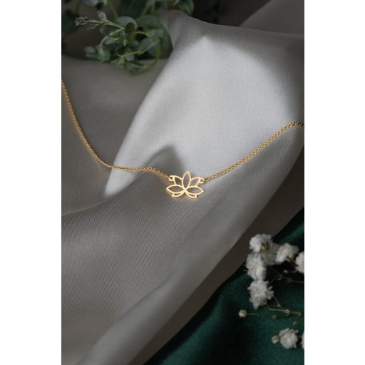 Ezüst nyaklánc - LÓTUSZ medállal